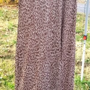 Leopard print maxi dress. Size small. Good Clothes.